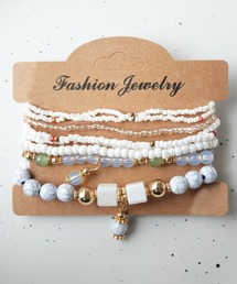 Port（ポート）の「【 Port / ポート 】 カラービーズMIX セット ブレスレット（ブレスレット）」