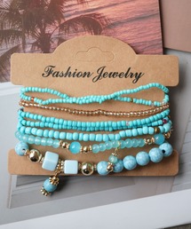 Port（ポート）の「【 Port / ポート 】 カラービーズMIX セット ブレスレット（ブレスレット）」