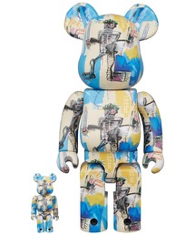 BE@RBRICK（ベアブリック）の「BE@RBRICK JEAN-MICHEL BASQUIAT 12th Ver. 100％ & 400％（フィギュア）」