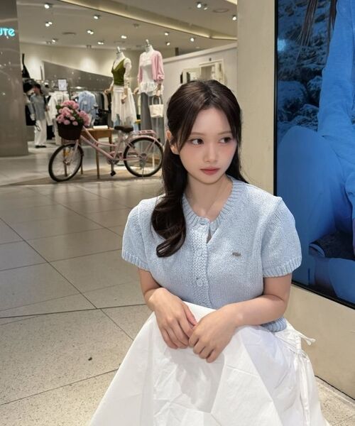 DEHEVE（デヘヴェ）の「Ruffle Long Skirt [Ivory]（スカート・レディース・アイボリー・FREE）」の3枚目の写真