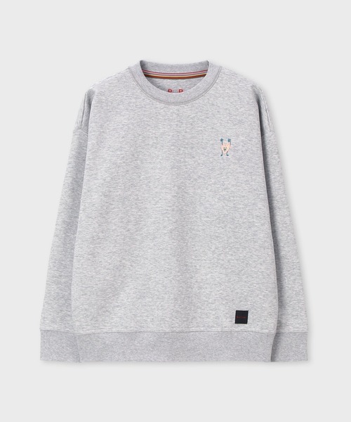 Paul Smith(ポールスミス)の「【ラウンジウェアー】“Heart Embroidery” ダンボール ロングスリーブTシャツ【853369 P7195S】(Tシャツ/カットソー・メンズ・グレー/ブラック/オレンジ・MEDIUM/LARGE)」の3枚目の写真