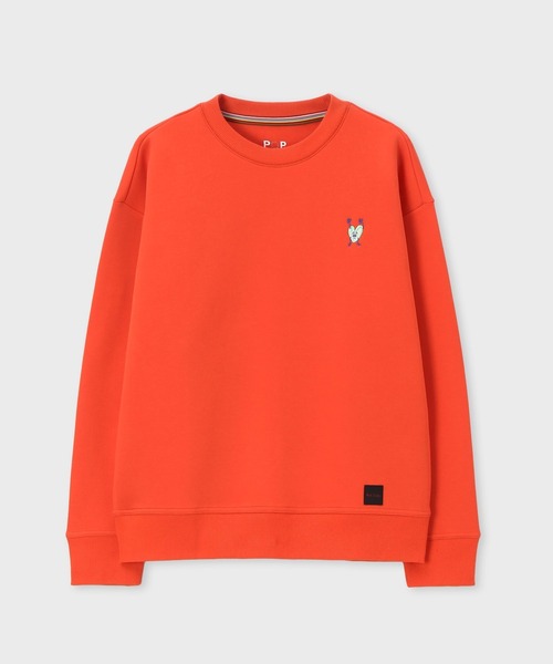 Paul Smith(ポールスミス)の「【ラウンジウェアー】“Heart Embroidery” ダンボール ロングスリーブTシャツ【853369 P7195S】(Tシャツ/カットソー・メンズ・グレー/ブラック/オレンジ・MEDIUM/LARGE)」の1枚目の写真