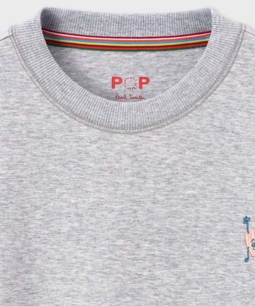 Paul Smith(ポールスミス)の「【ラウンジウェアー】“Heart Embroidery” ダンボール ロングスリーブTシャツ【853369 P7195S】(Tシャツ/カットソー・メンズ・グレー/ブラック/オレンジ・MEDIUM/LARGE)」の7枚目の写真