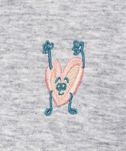 Paul Smith(ポールスミス)の「【ラウンジウェアー】“Heart Embroidery” ダンボール ロングスリーブTシャツ【853369 P7195S】(Tシャツ/カットソー・メンズ・グレー/ブラック/オレンジ・MEDIUM/LARGE)」の8枚目の写真