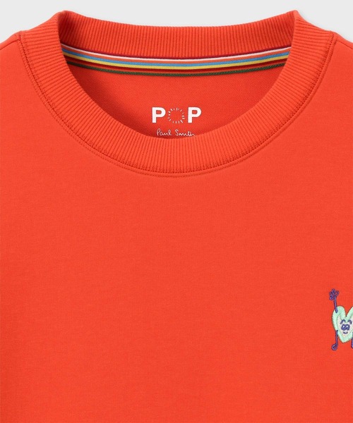 Paul Smith(ポールスミス)の「【ラウンジウェアー】“Heart Embroidery” ダンボール ロングスリーブTシャツ【853369 P7195S】(Tシャツ/カットソー・メンズ・グレー/ブラック/オレンジ・MEDIUM/LARGE)」の10枚目の写真