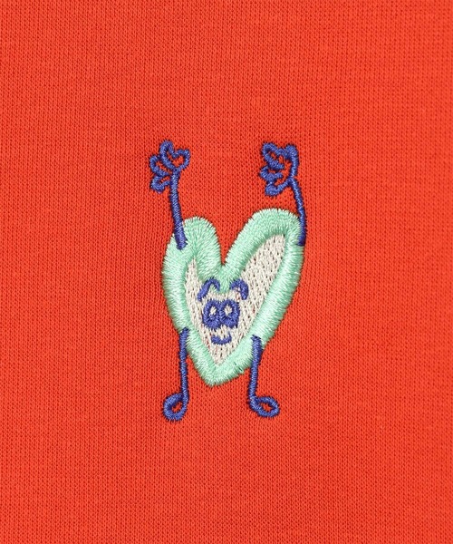 Paul Smith(ポールスミス)の「【ラウンジウェアー】“Heart Embroidery” ダンボール ロングスリーブTシャツ【853369 P7195S】(Tシャツ/カットソー・メンズ・グレー/ブラック/オレンジ・MEDIUM/LARGE)」の11枚目の写真