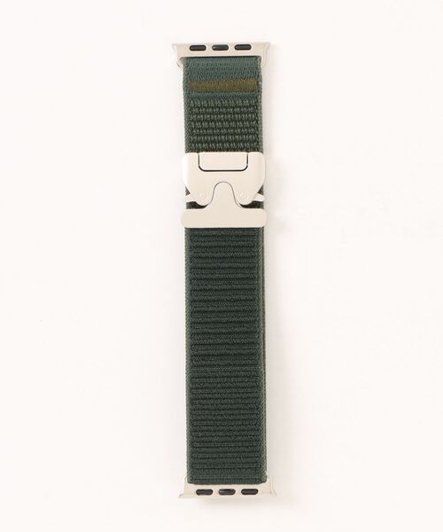 Fun & Daily（ファンアンドデイリー）の「Apple Watch Nylon Buckle Band / アップルウオッチバンド（デジタル腕時計・メンズ・ネイビー/グリーン/ブラック・A/B）」の5枚目の写真