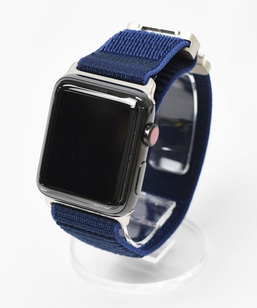 Fun & Daily（ファンアンドデイリー）の「Apple Watch Nylon Buckle Band / アップルウオッチバンド（デジタル腕時計・メンズ・ネイビー/グリーン/ブラック・A/B）」の16枚目の写真