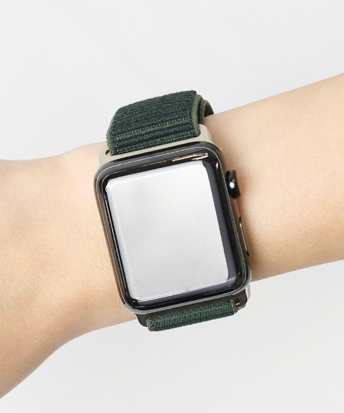Fun & Daily（ファンアンドデイリー）の「Apple Watch Nylon Buckle Band / アップルウオッチバンド（デジタル腕時計・メンズ・ネイビー/グリーン/ブラック・A/B）」の10枚目の写真