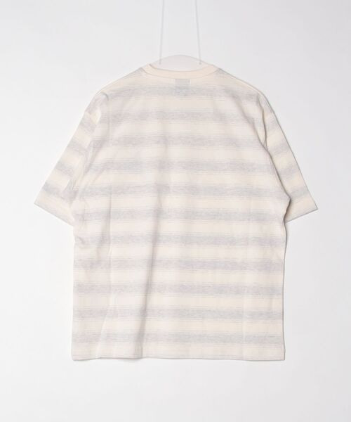 NEW ERA(ニューエラ)の「ニューエラ SS OS BORDER TEE LOSDOD OWHI(Tシャツ/カットソー・メンズ・ホワイト・M/L/LL)」の2枚目の写真