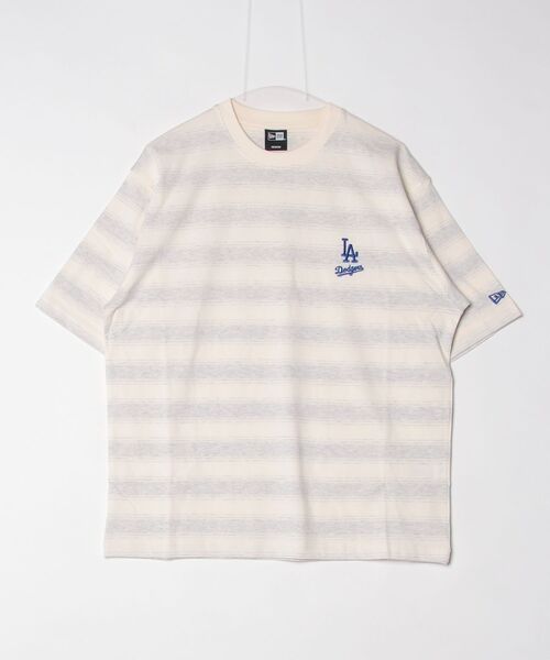 NEW ERA(ニューエラ)の「ニューエラ SS OS BORDER TEE LOSDOD OWHI(Tシャツ/カットソー・メンズ・ホワイト・M/L/LL)」の8枚目の写真