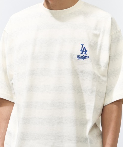 NEW ERA(ニューエラ)の「ニューエラ SS OS BORDER TEE LOSDOD OWHI(Tシャツ/カットソー・メンズ・ホワイト・M/L/LL)」の6枚目の写真