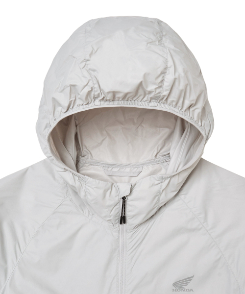 PHYPS MOTORCYCLE(フィップスモーターサイクル)の「H-Tech Pertex Packable Windbreaker Gray(ナイロンジャケット・レディース・その他・SMALL/MEDIUM/LARGE/X-LARGE)」の4枚目の写真