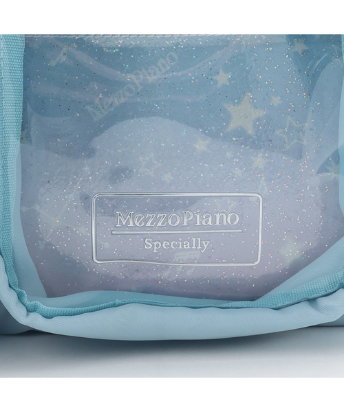 mezzo piano Junior（メゾピアノジュニア）の「星座＆音符柄ボトルホルダーつきショルダーバッグ♪（ショルダーバッグ・キッズ・ブラック/ライトブルー・F）」の7枚目の写真
