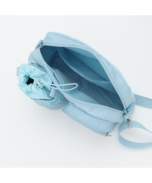 mezzo piano Junior（メゾピアノジュニア）の「星座＆音符柄ボトルホルダーつきショルダーバッグ♪（ショルダーバッグ・キッズ・ブラック/ライトブルー・F）」の13枚目の写真