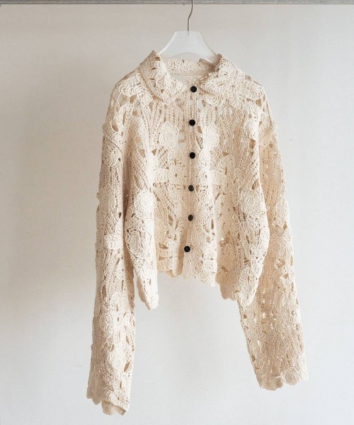 anuke(アンヌーク)の「anuke Embroidery Over Shirts エンブロイダリーオーバーシャツ/62620402(シャツ/ブラウス・レディース・ブラウン/アイボリー・ONE SIZE)」の11枚目の写真