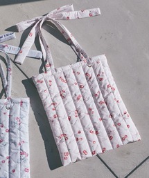 tocco closet（トッコ　クローゼット）の「チェリー×リボンプリントショルダーリボントートバック（トートバッグ）」