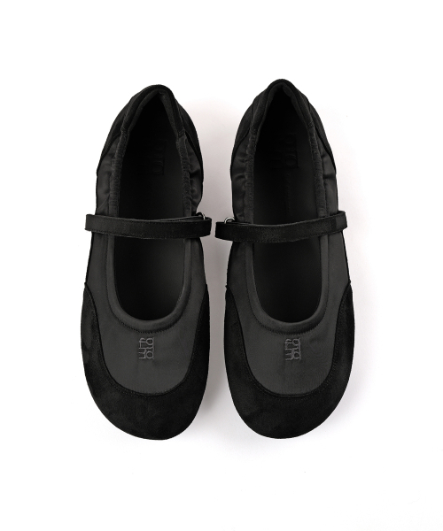FOGGY MOODY(ポギムディ)の「Twins 0041. Symbol Mary-Jane Flats - 3colors(バレエシューズ・レディース・ライトグレー/ブラック/ブラウン・22.5cm/23cm/23.5cm/24cm/24.5cm/25cm)」の15枚目の写真