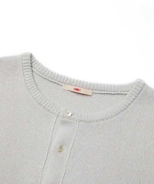 MMIC(エムエムアイシー)の「MUTE KNIT (LIGHT GRAY)(ニット/セーター・メンズ・その他・MEDIUM/LARGE)」の2枚目の写真