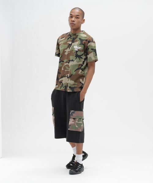 AVIREX（アヴィレックス）の「《直営店限定》 SWEAT CAMO CARGO SHORTS /  スウェット カモ カーゴ ショーツ / AVIREX / アヴィレックス（スウェットパンツ・メンズ・ブラック/グレー・LARGE/MEDIUM/X-LARGE）」の10枚目の写真