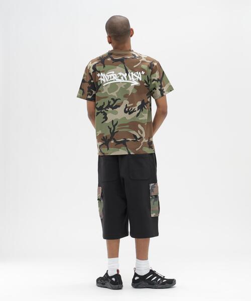 AVIREX（アヴィレックス）の「《直営店限定》 SWEAT CAMO CARGO SHORTS /  スウェット カモ カーゴ ショーツ / AVIREX / アヴィレックス（スウェットパンツ・メンズ・ブラック/グレー・LARGE/MEDIUM/X-LARGE）」の11枚目の写真