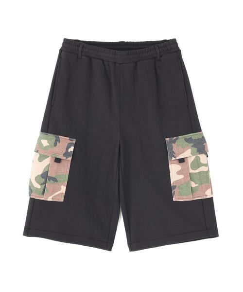 AVIREX（アヴィレックス）の「《直営店限定》 SWEAT CAMO CARGO SHORTS /  スウェット カモ カーゴ ショーツ / AVIREX / アヴィレックス（スウェットパンツ・メンズ・ブラック/グレー・LARGE/MEDIUM/X-LARGE）」の8枚目の写真