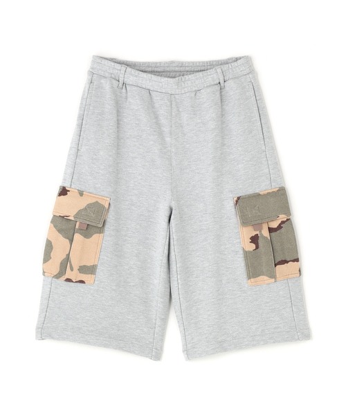 AVIREX（アヴィレックス）の「《直営店限定》 SWEAT CAMO CARGO SHORTS /  スウェット カモ カーゴ ショーツ / AVIREX / アヴィレックス（スウェットパンツ・メンズ・ブラック/グレー・LARGE/MEDIUM/X-LARGE）」の2枚目の写真