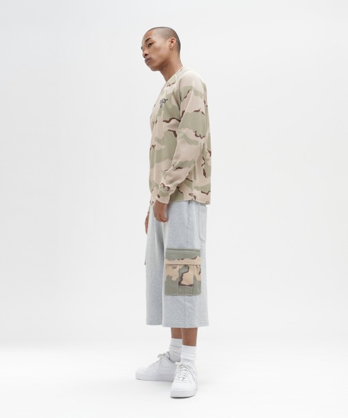 AVIREX（アヴィレックス）の「《直営店限定》 SWEAT CAMO CARGO SHORTS /  スウェット カモ カーゴ ショーツ / AVIREX / アヴィレックス（スウェットパンツ・メンズ・ブラック/グレー・LARGE/MEDIUM/X-LARGE）」の17枚目の写真