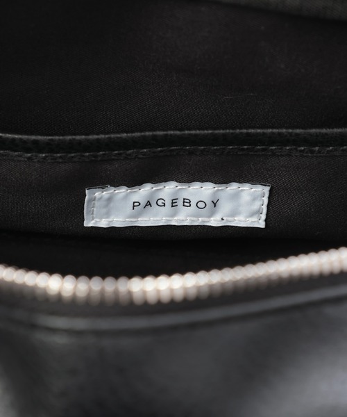 PAGEBOY(ページボーイ)の「【500mlペットボトル収納可能】ハトメベルトポケットバッグ(ハンドバッグ・レディース・ブルー/シルバー/ブラック・FREE)」の16枚目の写真