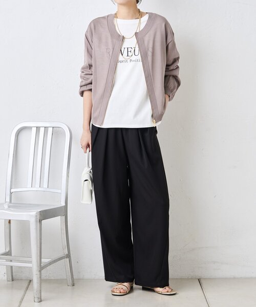 Jena espace merveilleux（ジェナ　エスパスメルヴェイユ）の「UVジップブルゾン（ベスト・レディース・グレー/ネイビー/ライトグレー・FREE）」の11枚目の写真