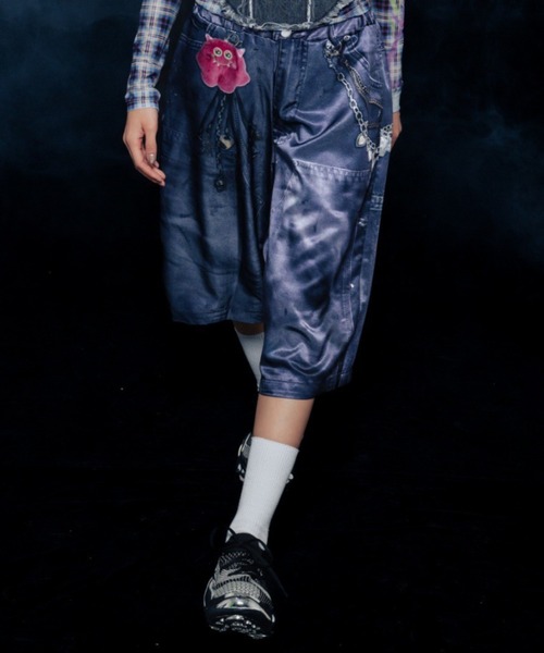 ROYAL FLASH（ロイヤルフラッシュ）の「TALKING ABOUT THE ABSTRACTION/トーキングアバウトジアブストラクション/別注BAGGY SHORTS（その他パンツ・メンズ・ブラック/その他4・S/L/M）」の2枚目の写真