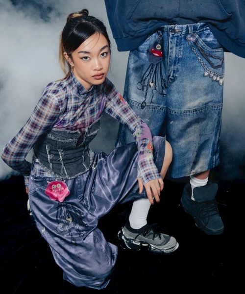 ROYAL FLASH（ロイヤルフラッシュ）の「TALKING ABOUT THE ABSTRACTION/トーキングアバウトジアブストラクション/別注BAGGY SHORTS（その他パンツ・メンズ・ブラック/その他4・S/L/M）」の11枚目の写真