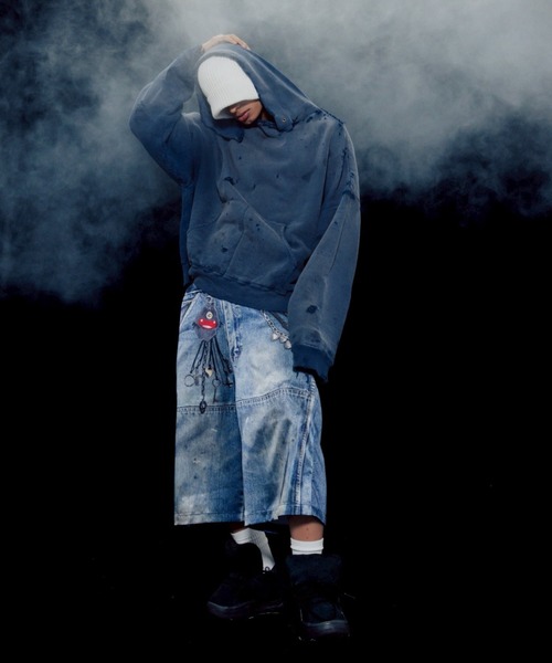 ROYAL FLASH（ロイヤルフラッシュ）の「TALKING ABOUT THE ABSTRACTION/トーキングアバウトジアブストラクション/別注BAGGY SHORTS（その他パンツ・メンズ・ブラック/その他4・S/L/M）」の4枚目の写真