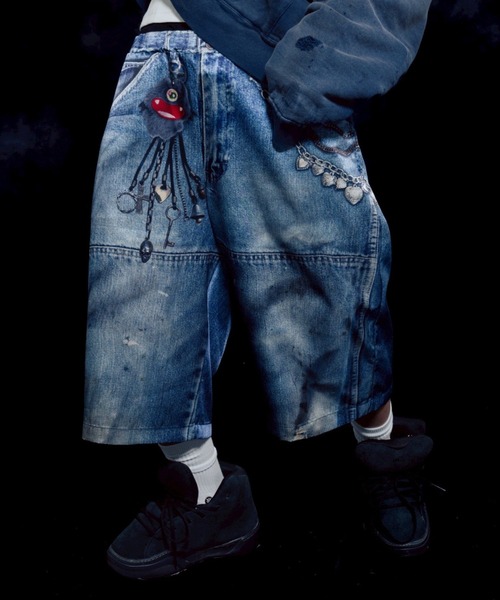 ROYAL FLASH（ロイヤルフラッシュ）の「TALKING ABOUT THE ABSTRACTION/トーキングアバウトジアブストラクション/別注BAGGY SHORTS（その他パンツ・メンズ・ブラック/その他4・S/L/M）」の5枚目の写真