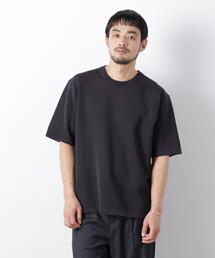 NANO universe | 12ゲージドライニットTシャツ 半袖(Tシャツ/カットソー)