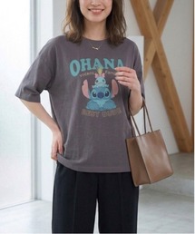 【DISNEY/ディズニー】キャラクター プリント半袖Tシャツ(WIDEシルエット)
