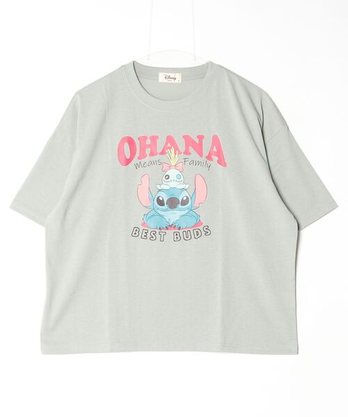 Disney(ディズニー)の「【DISNEY/ディズニー】キャラクター プリント半袖Tシャツ(WIDEシルエット)(Tシャツ/カットソー・レディース・スミクロ/オフホワイト/ミント/ラベンダー・LARGE/MEDIUM)」の6枚目の写真