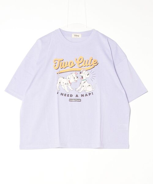 Disney(ディズニー)の「【DISNEY/ディズニー】キャラクター プリント半袖Tシャツ(WIDEシルエット)(Tシャツ/カットソー・レディース・スミクロ/オフホワイト/ミント/ラベンダー・LARGE/MEDIUM)」の8枚目の写真