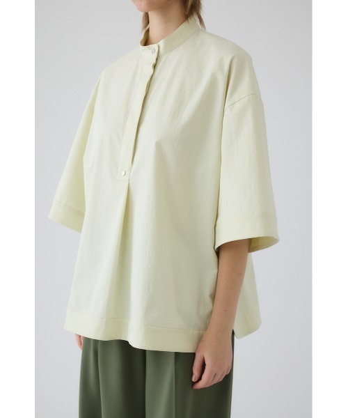 RIM.ARK(リムアーク)の「Band collar detail tops バンドカラーディテールトップス(シャツ/ブラウス・レディース・ブラック/ダークブルー/ライトイエロー・FREE)」の13枚目の写真