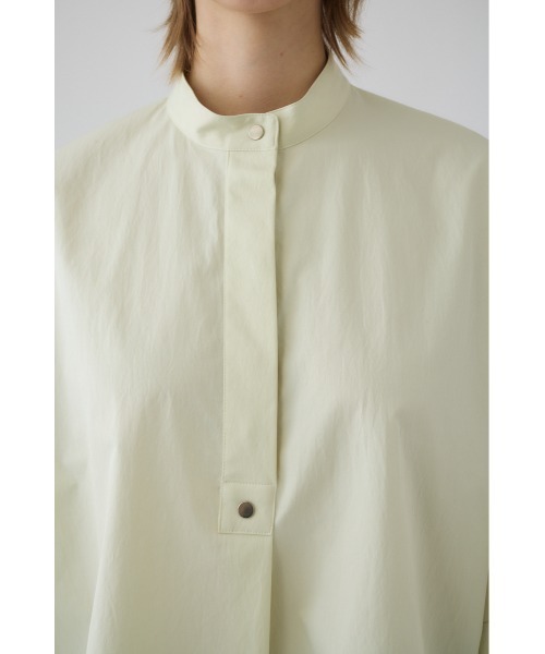 RIM.ARK(リムアーク)の「Band collar detail tops バンドカラーディテールトップス(シャツ/ブラウス・レディース・ブラック/ダークブルー/ライトイエロー・FREE)」の14枚目の写真