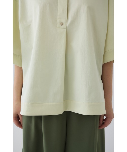 RIM.ARK(リムアーク)の「Band collar detail tops バンドカラーディテールトップス(シャツ/ブラウス・レディース・ブラック/ダークブルー/ライトイエロー・FREE)」の19枚目の写真