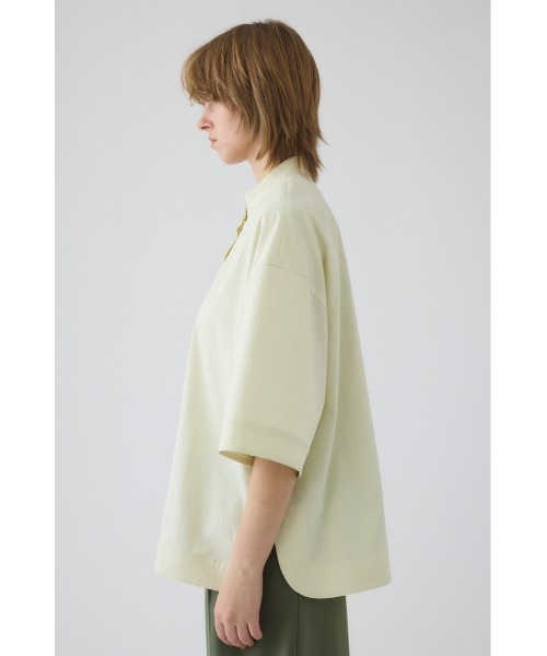 RIM.ARK(リムアーク)の「Band collar detail tops バンドカラーディテールトップス(シャツ/ブラウス・レディース・ブラック/ダークブルー/ライトイエロー・FREE)」の10枚目の写真