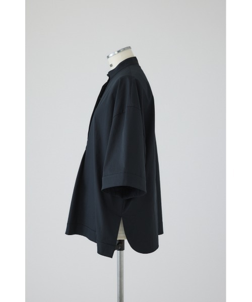 RIM.ARK(リムアーク)の「Band collar detail tops バンドカラーディテールトップス(シャツ/ブラウス・レディース・ブラック/ダークブルー/ライトイエロー・FREE)」の21枚目の写真