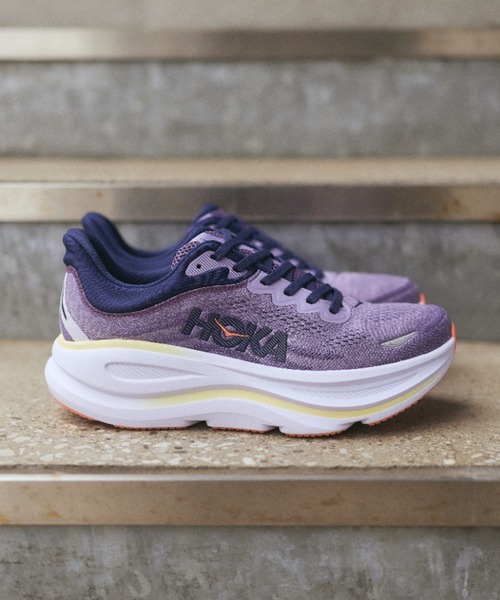 HOKA(ホカ)の「W BONDI 9 1162012-BJM(スニーカー・レディース・パープル・23.5cm/23.0cm/22.5cm/25.5cm/25.0cm/24.5cm/24.0cm)」の2枚目の写真