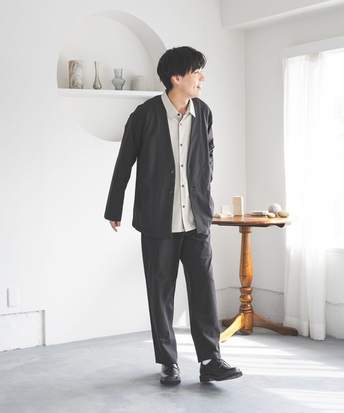 GLOBAL WORK(グローバルワーク)の「クリーンサッカーシャツカーデ長袖/638153(シャツ/ブラウス・メンズ・ネイビー/ブラック・MEDIUM/LARGE/X-LARGE/SMALL)」の21枚目の写真
