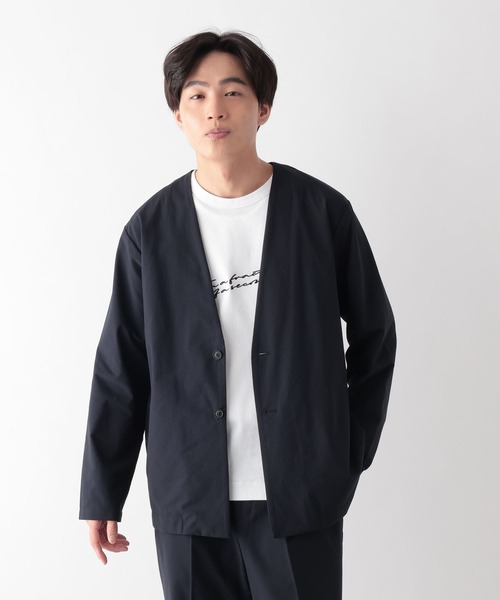 GLOBAL WORK(グローバルワーク)の「クリーンサッカーシャツカーデ長袖/638153(シャツ/ブラウス・メンズ・ネイビー/ブラック・MEDIUM/LARGE/X-LARGE/SMALL)」の11枚目の写真