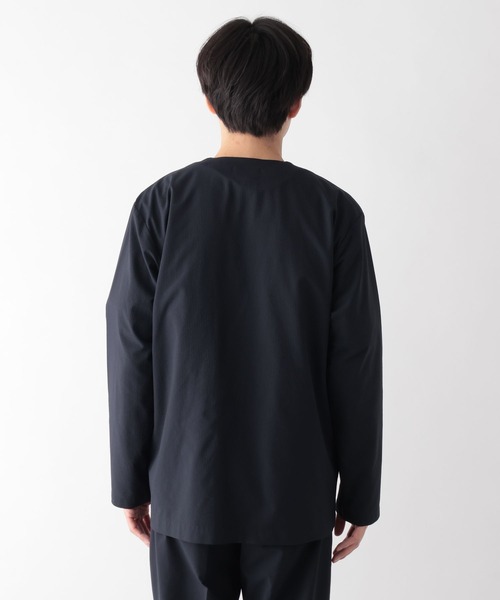 GLOBAL WORK(グローバルワーク)の「クリーンサッカーシャツカーデ長袖/638153(シャツ/ブラウス・メンズ・ネイビー/ブラック・MEDIUM/LARGE/X-LARGE/SMALL)」の14枚目の写真