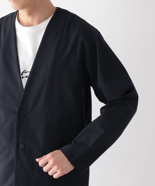 GLOBAL WORK(グローバルワーク)の「クリーンサッカーシャツカーデ長袖/638153(シャツ/ブラウス・メンズ・ネイビー/ブラック・MEDIUM/LARGE/X-LARGE/SMALL)」の17枚目の写真