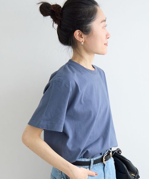 le.coeur blanc(ルクールブラン)の「Regency Works CAT Tシャツ(Tシャツ/カットソー・レディース・ブラック/ネイビー/ホワイト・38)」の7枚目の写真