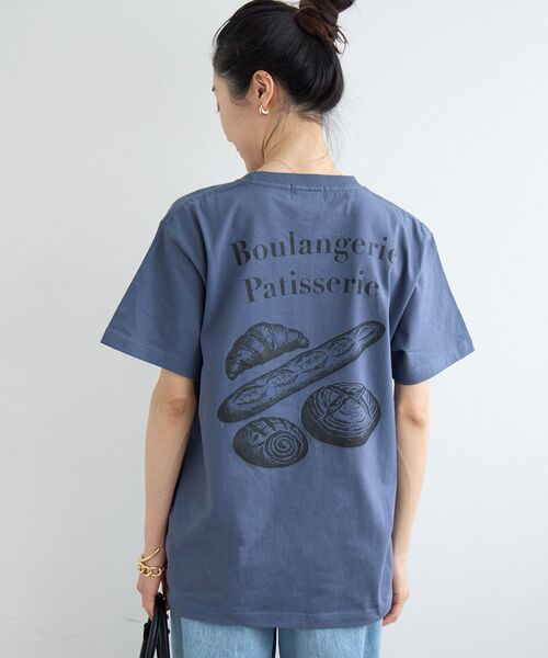 le.coeur blanc(ルクールブラン)の「Regency Works CAT Tシャツ(Tシャツ/カットソー・レディース・ブラック/ネイビー/ホワイト・38)」の9枚目の写真